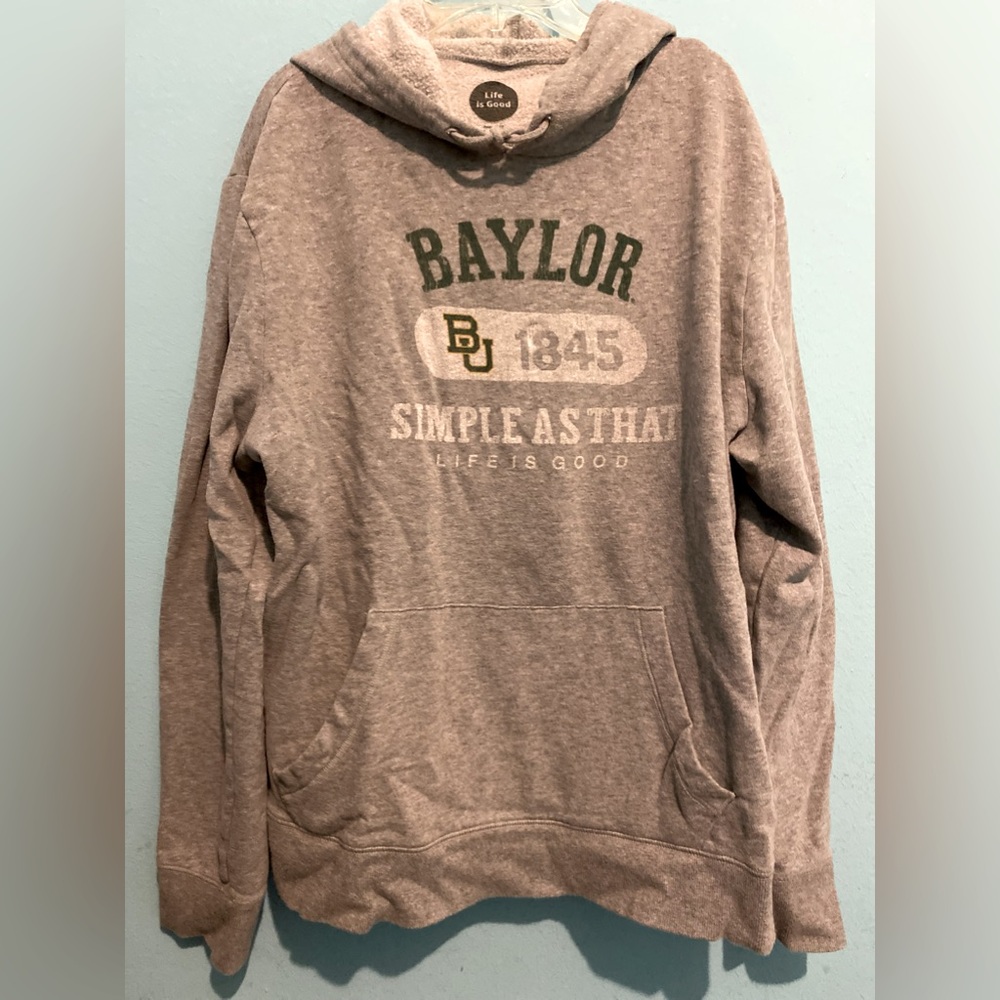 Baylor Life is Good Women’s Large Sweatshirt Hoodie NWOT